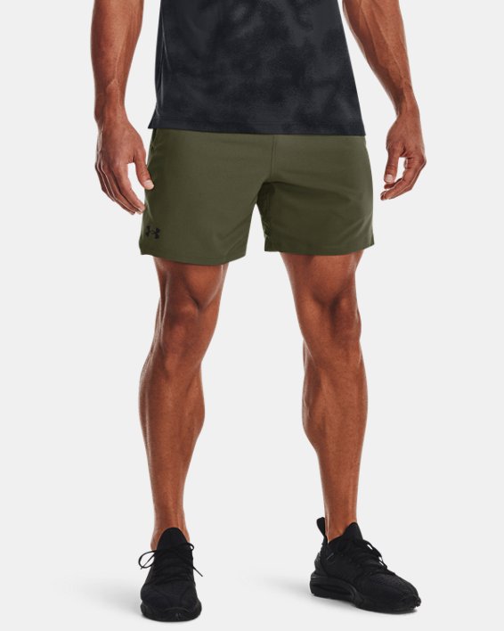 Shorts UA Vanish Woven de 15 cm para Hombre, Green, pdpMainDesktop image number 0